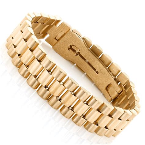 gold rolex bracelet mens